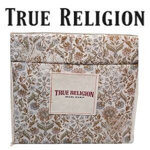 True Religion Floral Queen Sheet Set